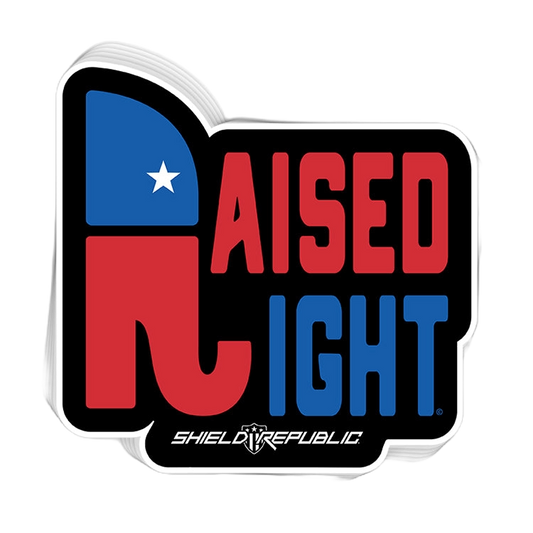 Raised Right Decal