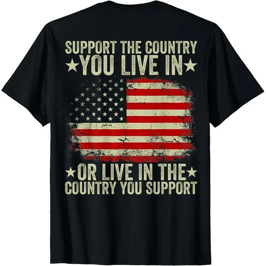 American Flag Patriotic T-Shirt for Men – USA Pride