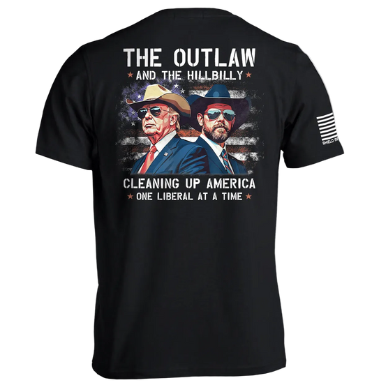 The Outlaw and the Hillbilly Trump T-Shirt | Patriotic Tee