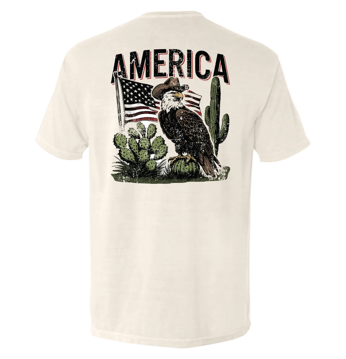 America Eagle Western T-Shirt | Western Patriotic Tee