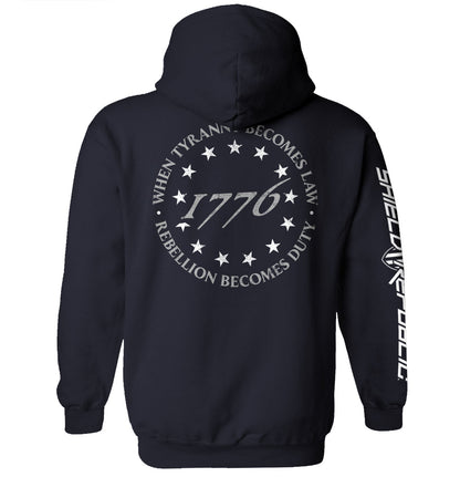 When Tyranny Becomes Law 1776 Hoodie