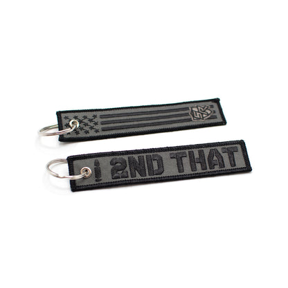 I Second That Jet Tag Keychain