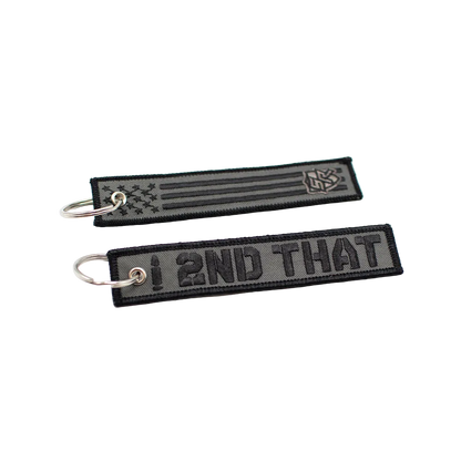 I Second That Jet Tag Keychain