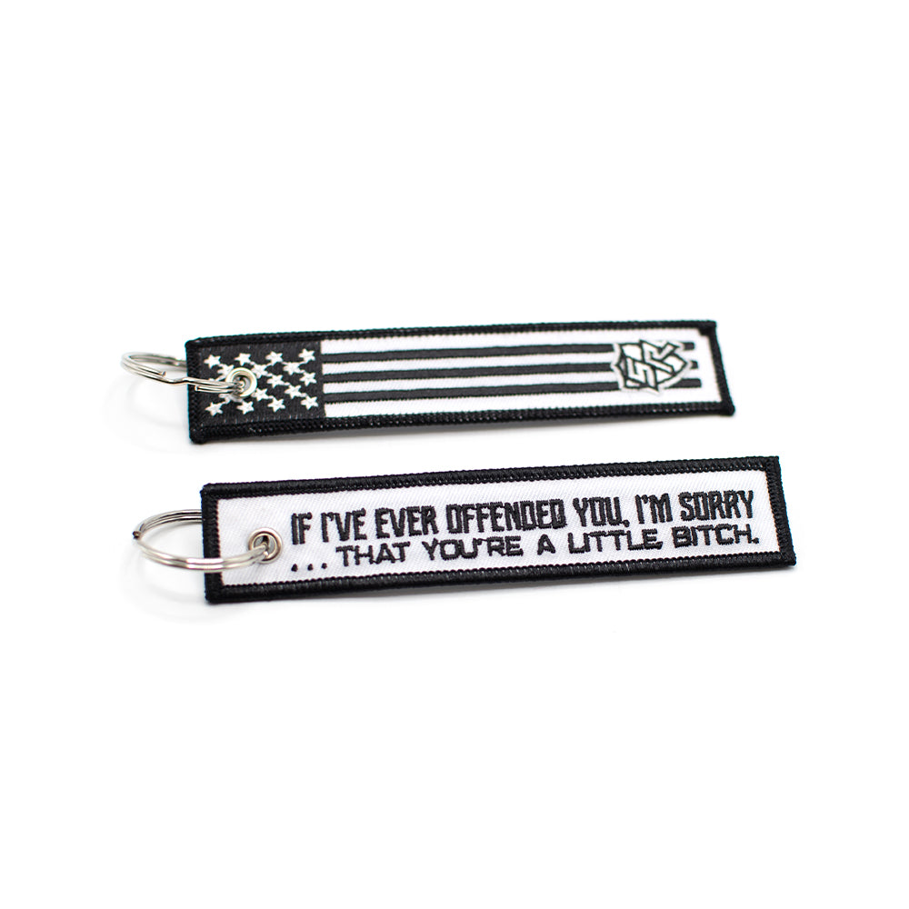 No Apologies Keychain