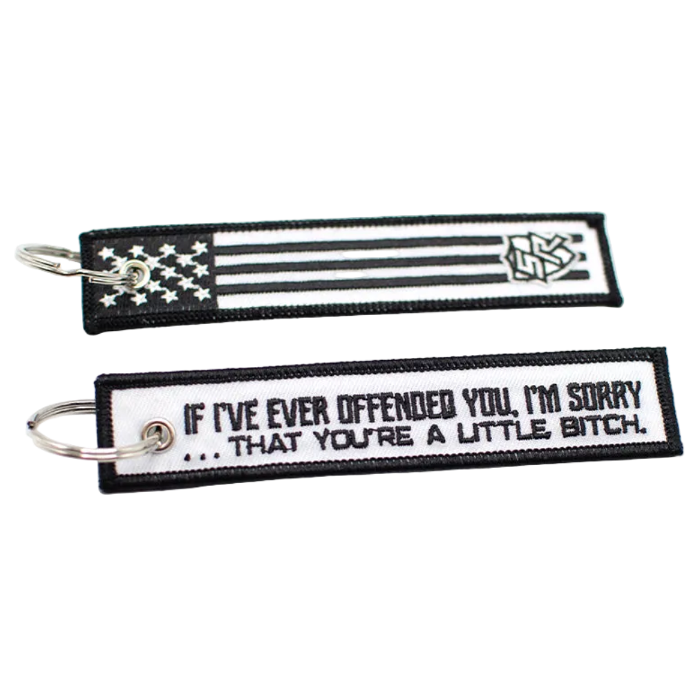 No Apologies Keychain