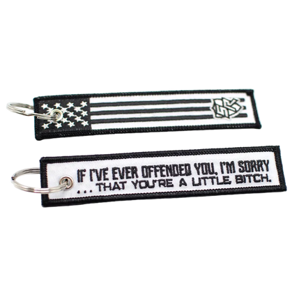 No Apologies Keychain