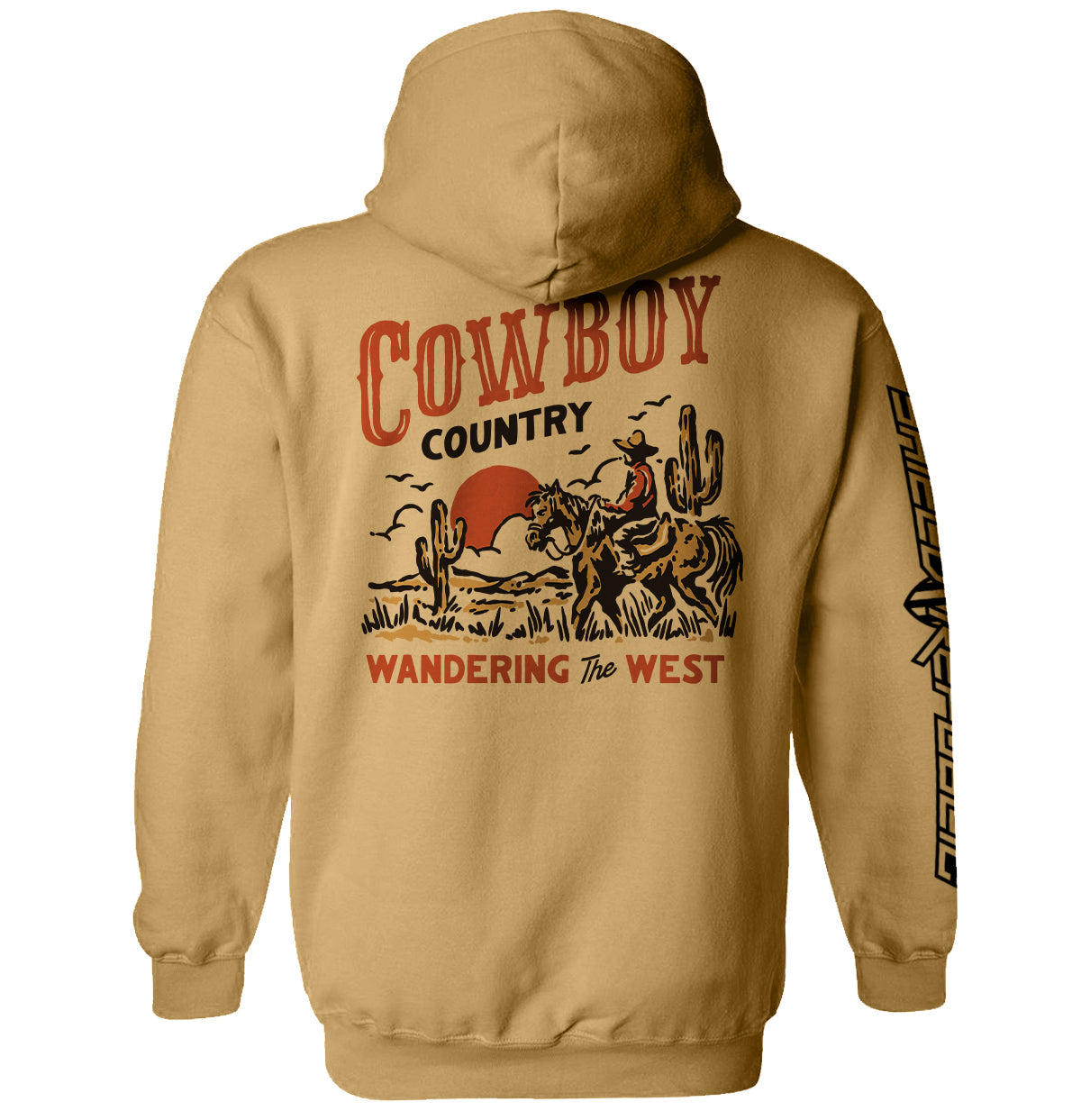 Cowboy Country Wandering The West Hoodie