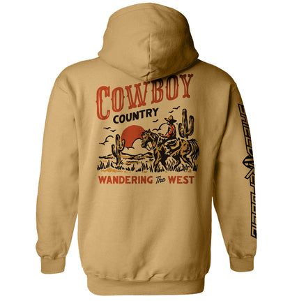 Cowboy Country Wandering The West Hoodie