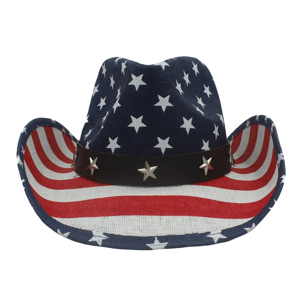 American Flag Cowboy Hat
