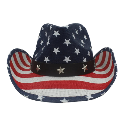 American Flag Cowboy Hat