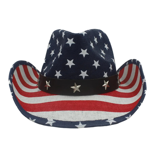 American Flag Cowboy Hat