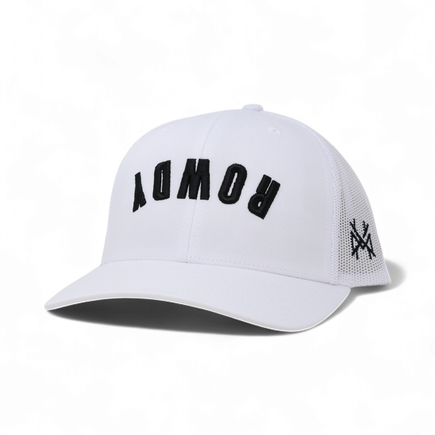 Rowdy Hat – Upside Down Lettering Trucker Hat