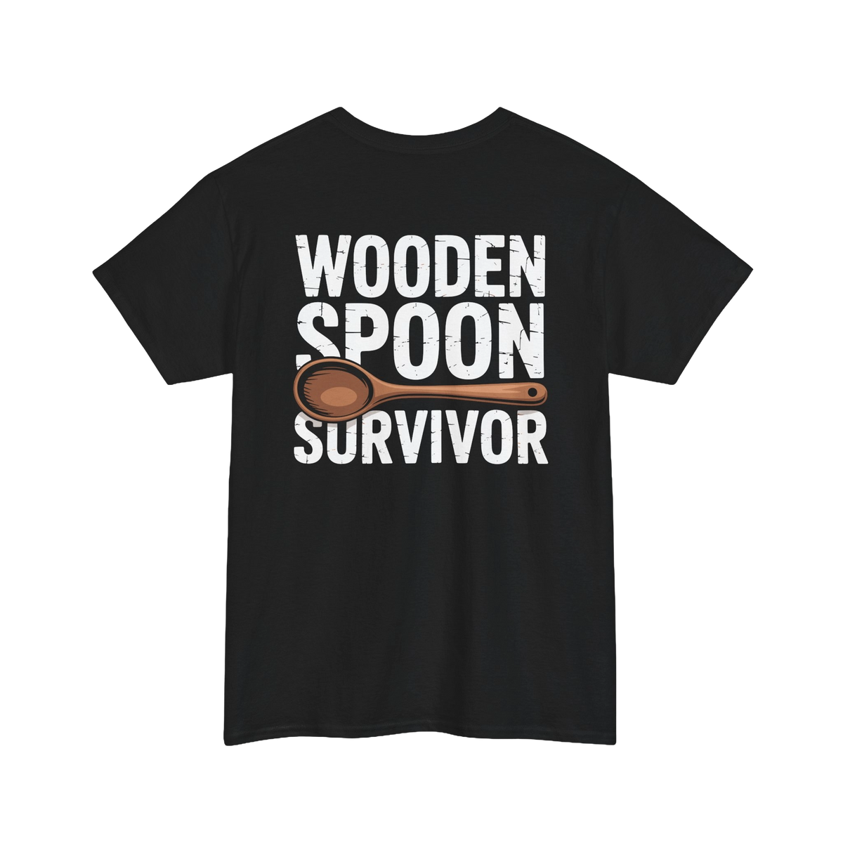 Wooden Spoon Survivor Shirt – Funny Childhood Humor Tee