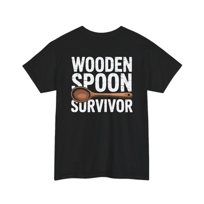 Wooden Spoon Survivor Shirt – Funny Childhood Humor Tee