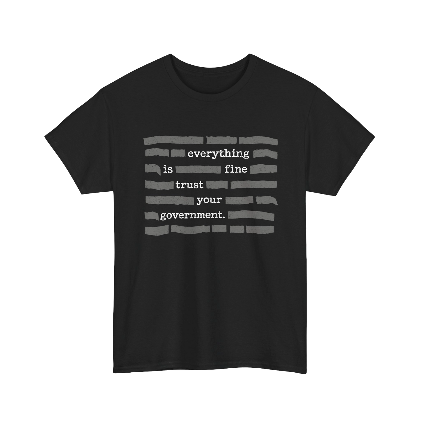 Everything Is Fine Trust Your Government Shirt