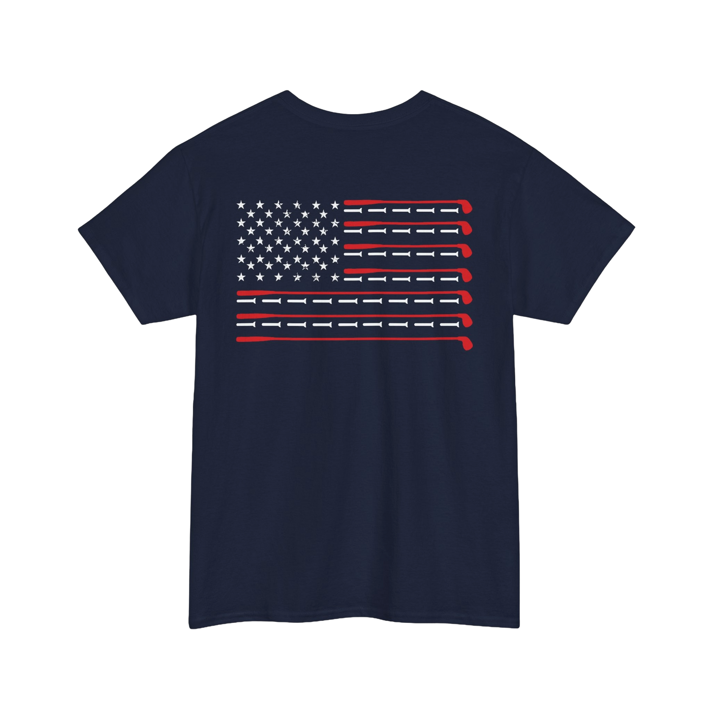 American Flag Golf Shirt – Patriotic USA Golf Tee