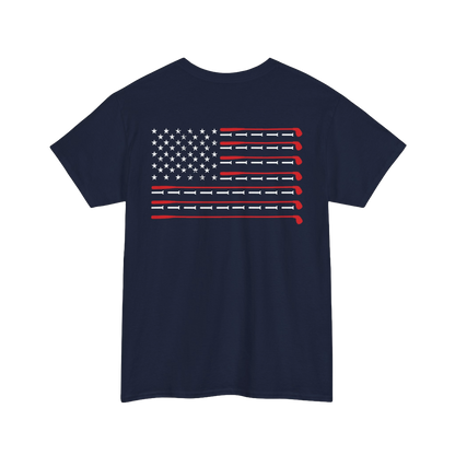 American Flag Golf Shirt – Patriotic USA Golf Tee