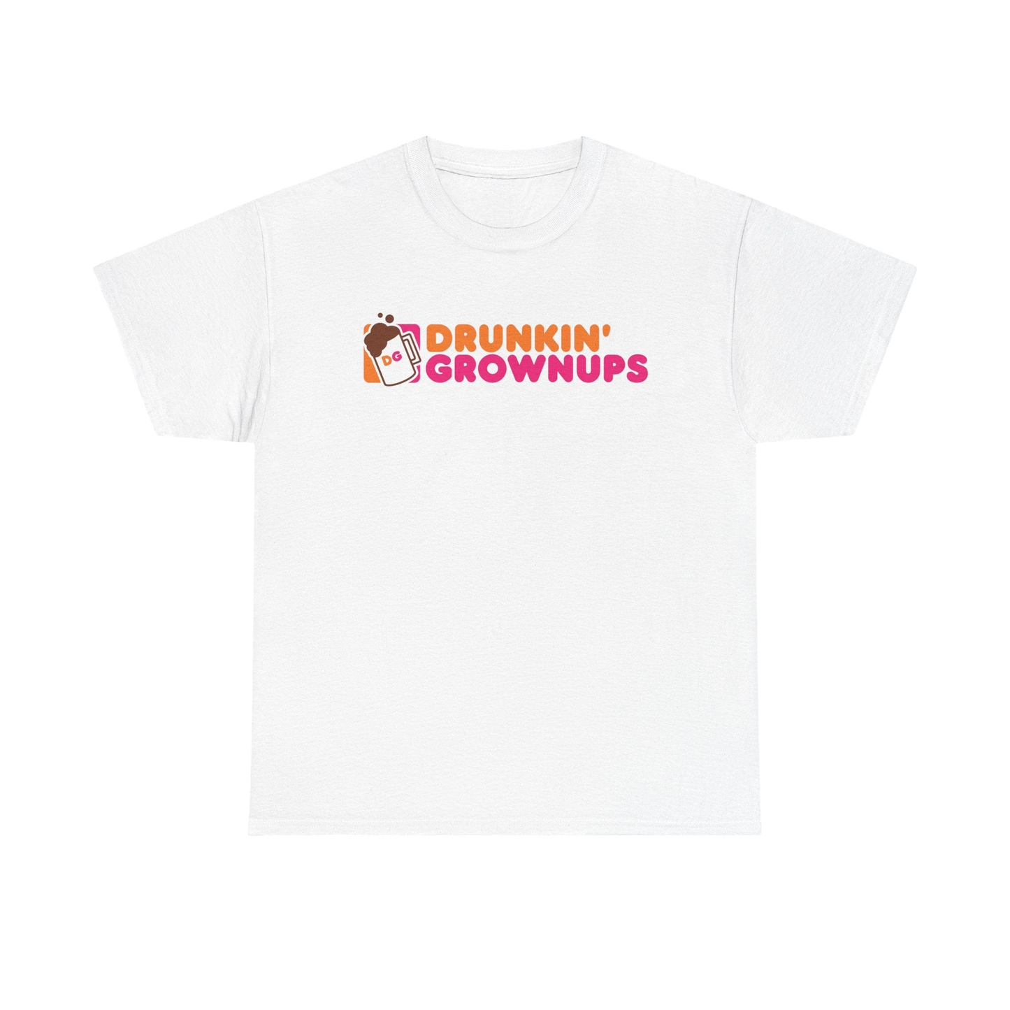 Drunkin Grownups Shirt - Funny party graphic tee for adults with humorous weekend vibe.