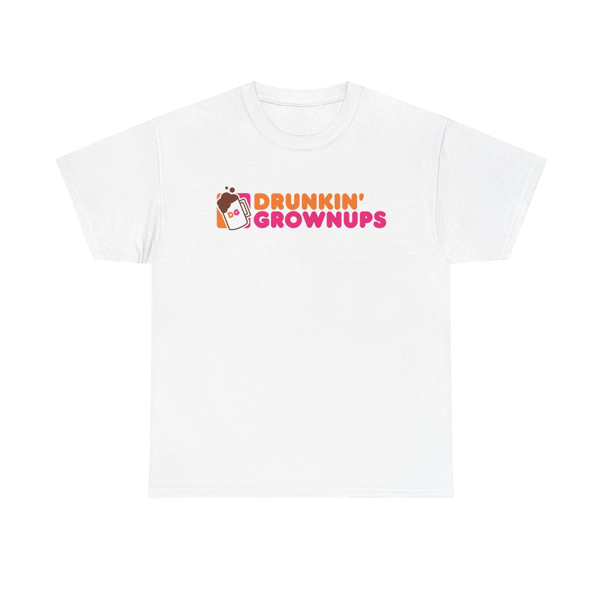 Drunkin Grownups Shirt - Funny party graphic tee for adults with humorous weekend vibe.