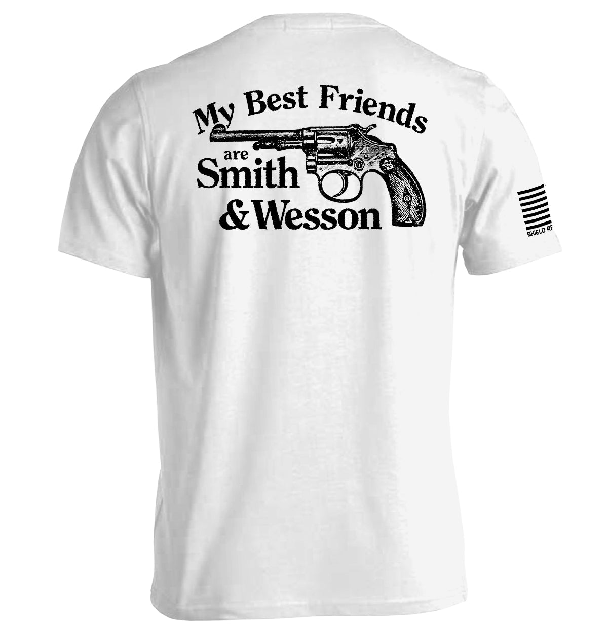 my best friends are smith and wesson hoodie featuring gun graphic and humorous Second Amendment message