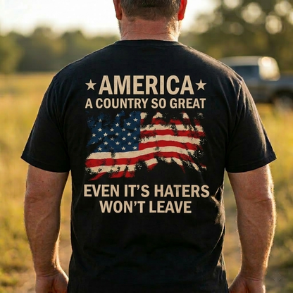 Funny Patriotic American Flag Shirt | USA Graphic Tee