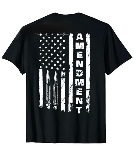 Distressed American Flag T-Shirt | USA Pride Patriotic Graphic Tee for Men