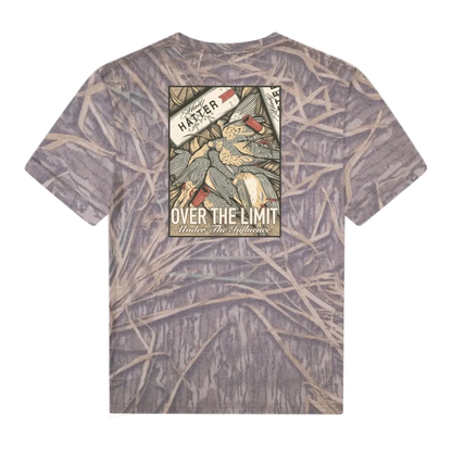 Over The Limit T Shirt with vintage graphic, featuring detailed illustration and classic style statement.