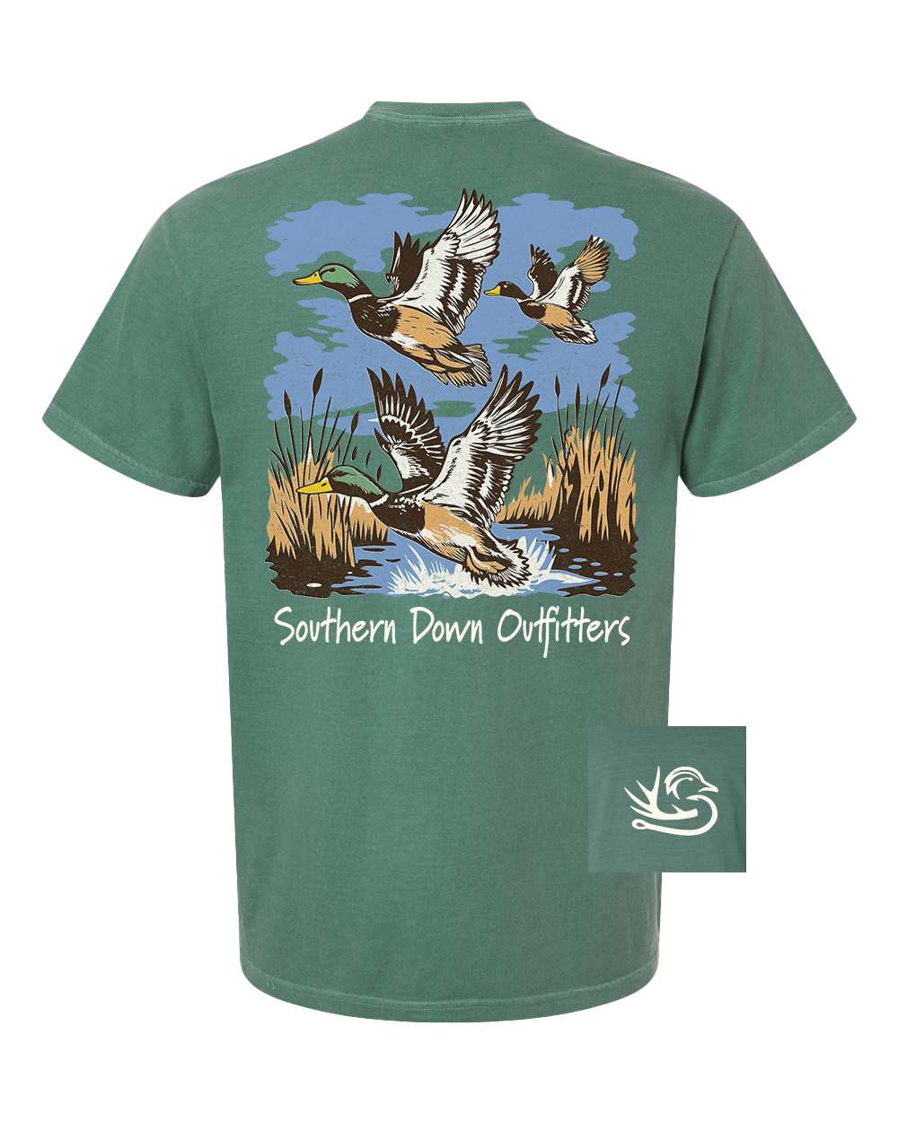Vintage Flying Mallard Tee | Duck Hunting Shirt