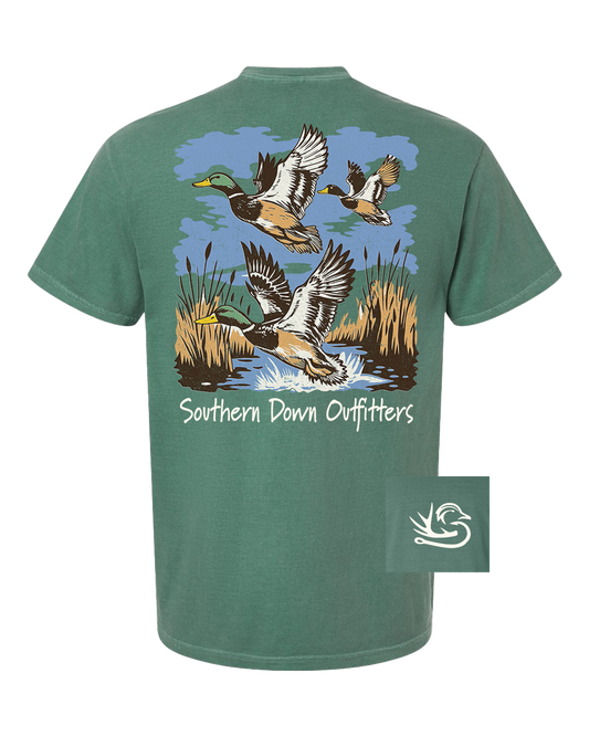 Vintage Flying Mallard Tee | Duck Hunting Shirt